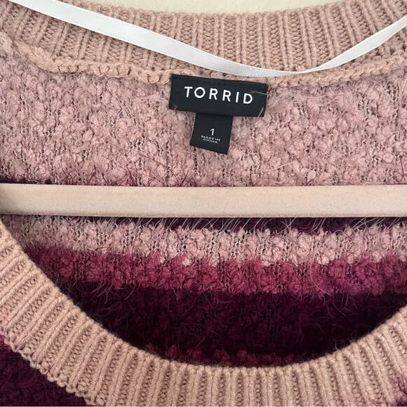 Torrid Popcorn Pullover Drop Shoulder Sweater Size 1x - Picture 5 of 5